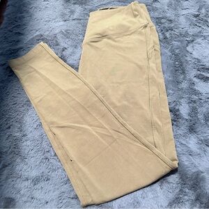 PINK Victorias Secret Olive Green Crossover Leggings